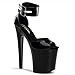 Pleaser Women's Xtreme-875 Platform Sandal,Black Patent,8 M US