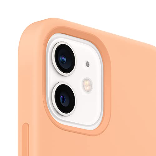 Image of Apple iPhone 12 mini Silicone Case with MagSafe - Cantaloupe