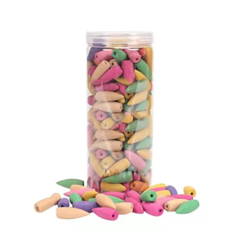 SURPRIZON Conos de incienso de reflujo natural, fragancia cascada Inencias conos para relajación, purificación, positividad, meditación, regalo de yoga (incienso mixto, 70) Cover