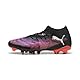 PUMA Unisex Future 8 Match FG/AG Fussballschuh, Black White-Glowing RED, 41 EU