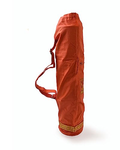 Yoga United Yoga Mat Bag | Elephant Design Yoga Bag | Unisex Carrier | Stores Mat and Accessories | Suitable for Pilates, Yoga, Gym, Fits Most Mat Sizes - Image 5