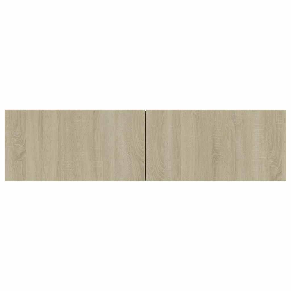 Générique Sonoma dębowa szafka pod telewizor 120x30x30 cm drewno inżynieria