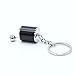GT//Rotors 6 Speed Manual Transmission Shift Gearbox Gear Shift Automotive Part Car Keychain Key Ring (Black)
