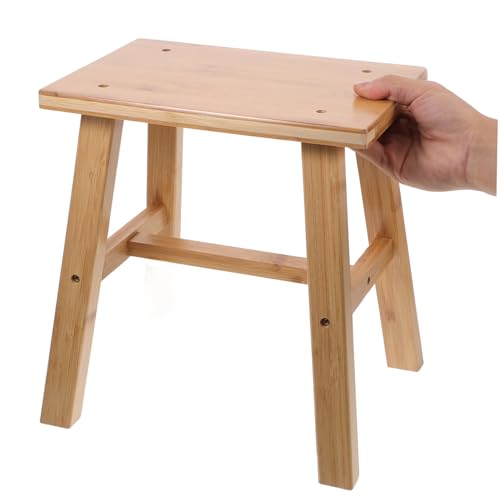 Siège et rangement compact en bambou pour gagner de la place - 5