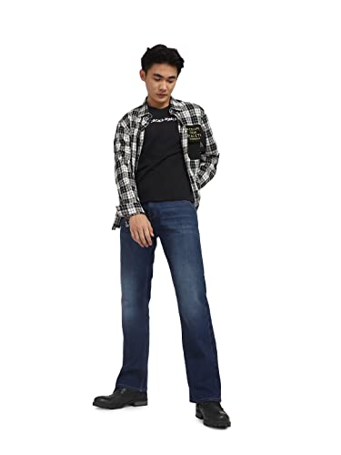 Image of Jack & Jones Men's Relaxed Fit Jeans | Low Rise | Jeans for Men