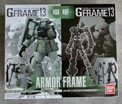 Amazon.com: Gundam G Frame 13 MS-06F-2 ZakuIIF2 Armor Set 40A+40F