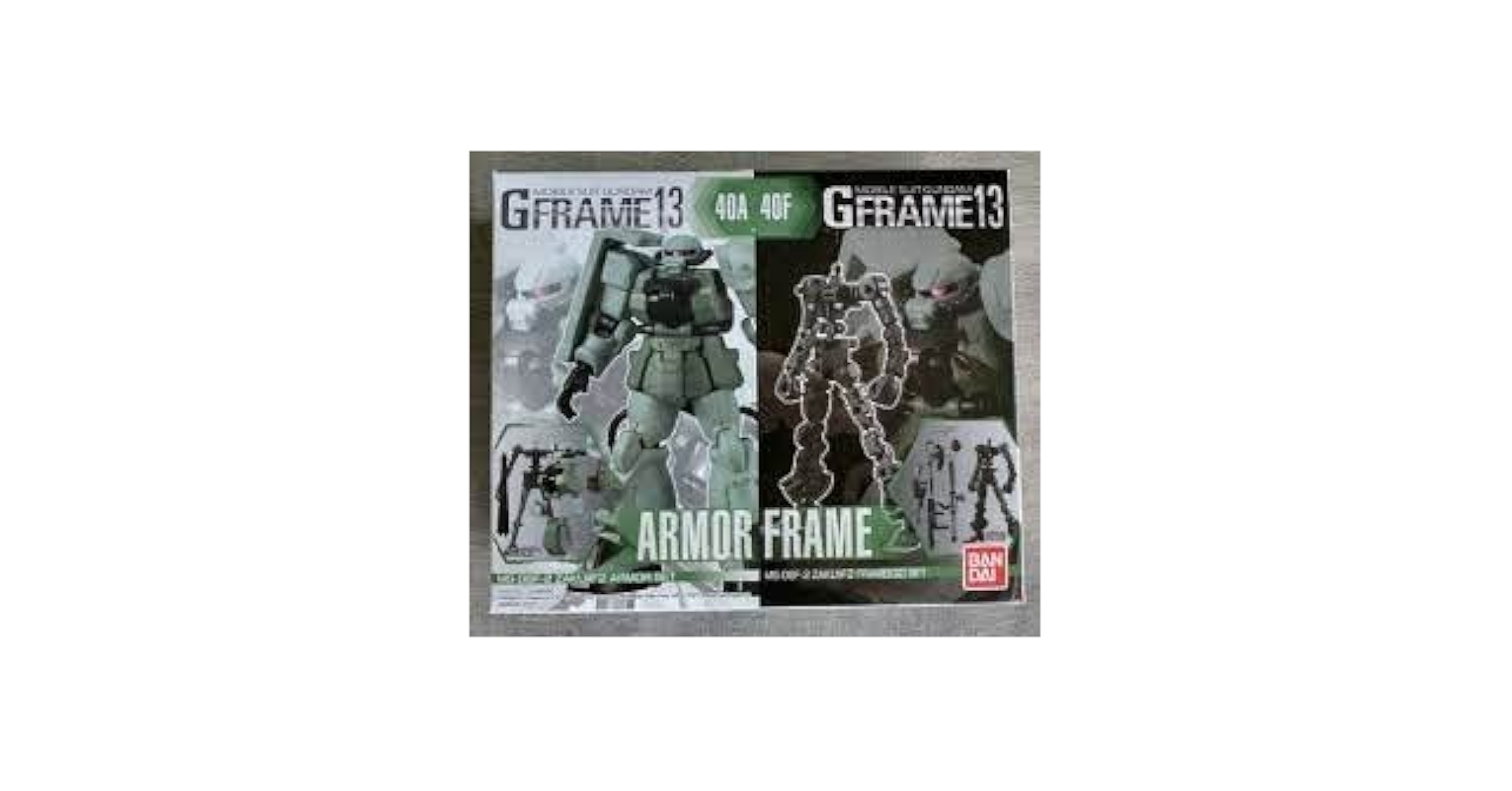 Amazon.com: Gundam G Frame 13 MS-06F-2 ZakuIIF2 Armor Set