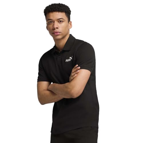 Image of Puma Men Cotton Solid Regular Fit Polos