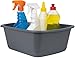 Vakly Wash Basins – Rectangular Plastic 7-Quart Graduated Hospital Soaking Tub with Markings – Small Portable Washbasin for Face Washing, Cleaning, Foot Bath, Dishes, Laundry & Bedside Care