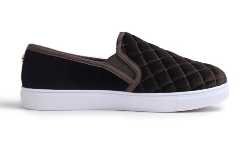 Image of FEVERSOLE Women's Casual Slip On Sneaker Comfort Quilted Loafer Flats
