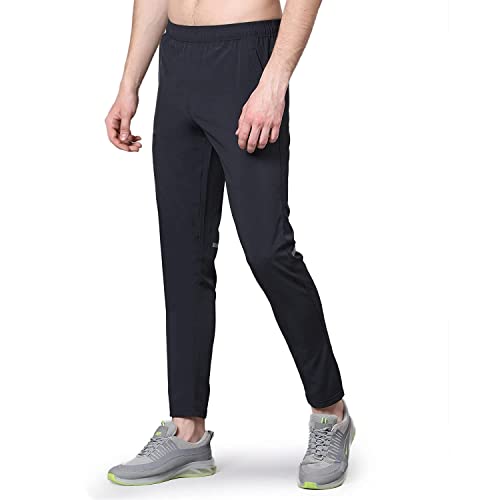 Image of Dpassion Regular fit Running Track Pants for Men with Side Zipper Pocket | Lowers for Boys |Sports Track Pant for Men