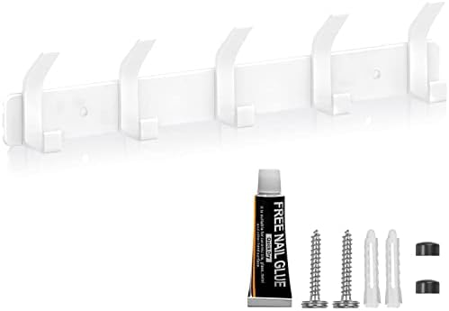 Appendiabiti da parete bianco in legno di pino Picket - Umbra