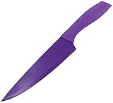 Professional All-purpose Solid Color Chef's Knife, 12.75-Inch Long. Available in Red and Purple Colors