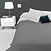 Soleil d'ocre Adele - Copridivano in Policotone, 180 x 220 cm, Colore: Grigio