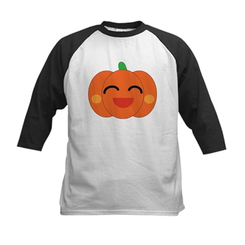 CafePress Halloween Pumpkin Kids Baseball Jersey Kids Cotton Baseball Jersey, 3/4 Raglan Sleeve Shirt