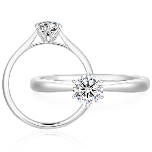 KRKC&CO v|[YO AbTiCg ꗱ_Ch fB[Xт 0.5/1Jbg w Vo[925 ATiCg GQ[WO zCgS[hbL AM[Ή LLWG[ (-0.5ct, 9)