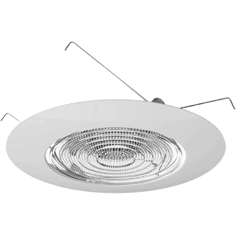 6-Inch Recessed Shower Can Light with Frosted Lens Cover