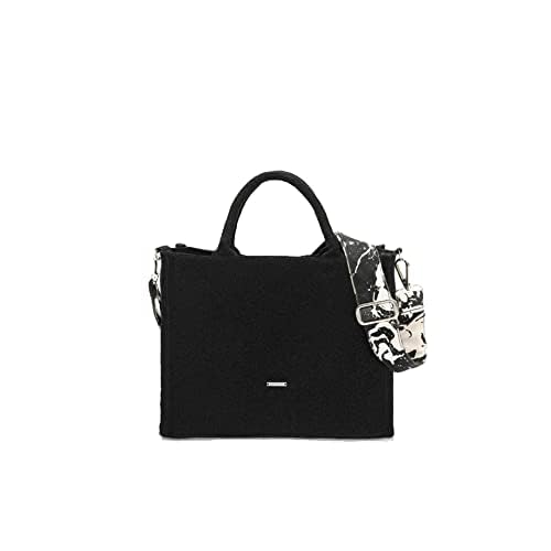 Sac crossbody en toile et grand tote bag premium pour femme avec porte-bouteille
