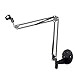 Microphone Wall Mount, Suspension Mic Stand Clip for Blue Yeti Snowball,Radio Broadcasting, Voice-Over Sound, Stages,TV Stations,Youtube