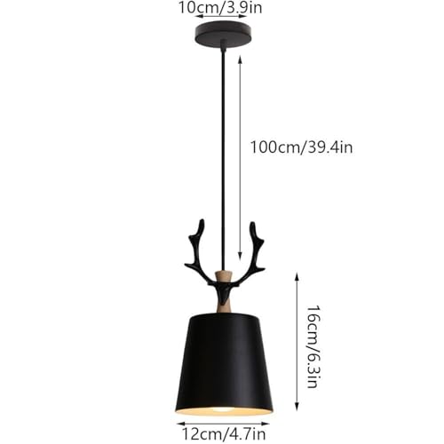 Lámpara colgante industrial nórdica blanca para iluminación de oficinas y decoración de dormitorios 5
