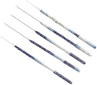 Embroidery Point Combo for Embroidery and Aari Work, Aari Embroidery Needles (Pack of 5)- Blue/White