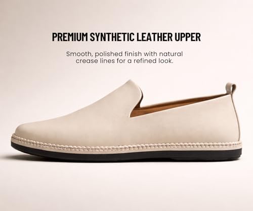 Image of Kraasa Men's Jutis Ethnic Casuals, Slip-on Closure, Stylish Loafers | Perfect for Formal Wear, Business and Parties