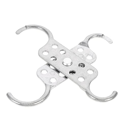 PRETYZOOM 8 Tag Out Security Latches Lock Silver Aluminum