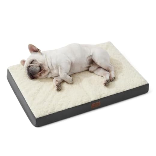 Bedsure Medium Dog Bed for Medium Dogs - Orthopedic Dog Beds with Removable Washable Cover, Egg Crate Foam Pet Bed Mat, Suitable for Dogs Up to 35lbs