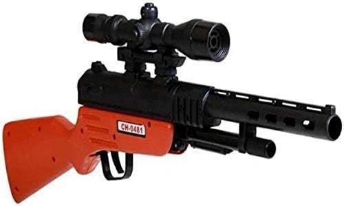 JNiL Single Reload Toy Sniper Gun with BB Bullets for Kids, Boys and Girls - Black (M40 Sniper)(Pack of 1)