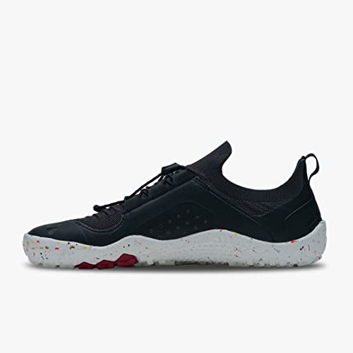 Vivobarefoot Primus Trail Knit FG Mens | Barefoot Trainers | Ultra-Lightweight Shoe | Build Strength, Balance & Mobility | Wide Fit Grounding Shoes | Flexible Obsidian/White3