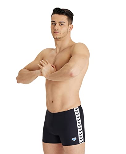 Arena Icons Solid Bañador corto para hombre, Negro, 85