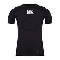 Canterbury Unisex, Jugendliche CCC Pro Protection Rugby-Schutzweste, Schwarz/Weiß/Silber, MB