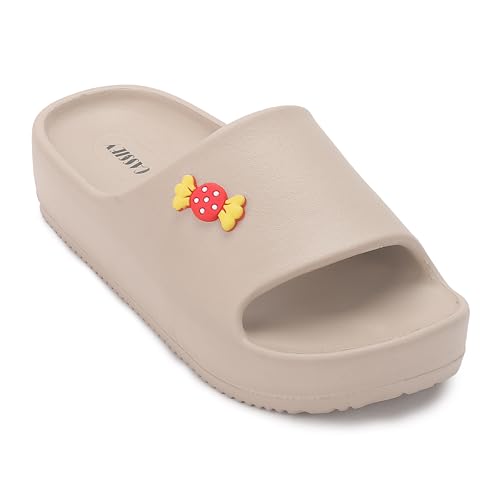 Image of CASSIEY Women Lightweight Anti-Skid Stylish Slides Flip Flops Slippers