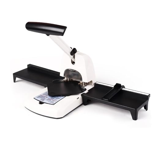 Perforatrice per carta multi-angolo, attrezzatura per perforazione resistente per angoli rotondi e semicerchio, foro da 6 mm, capacità massima di 100 fogli, include perforatrici R3,5 mm, R6 mm, R10 mm