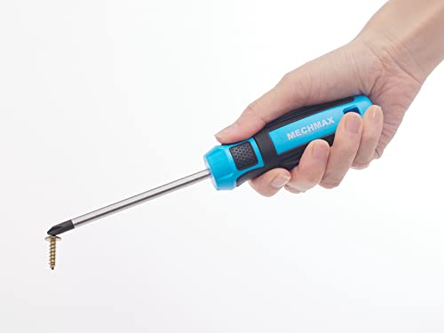 Mechmax Magnetic Screwdriver Set 29 Piece, Phillips, Slotted, Hex, Star, Square Tip, Chrome Vanadium Steel With Storage Case For Home, Garage, Office, Apartment, Bike, Car, Electronics And As A Gift #TOP2