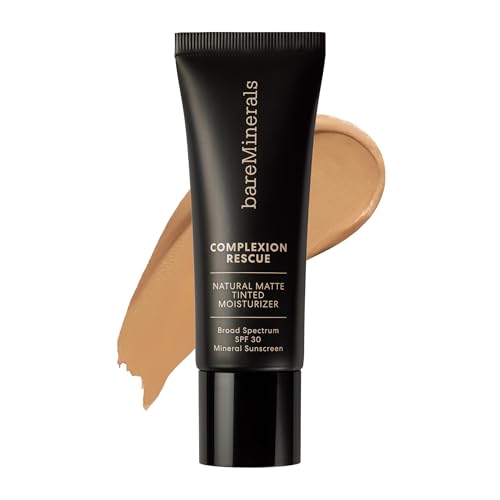 Image of bareMinerals Complexion Rescue Tinted Moisturizer Mineral SPF 30 - Tinted Moisturizer for Face - Oil Free Hyaluronic Acid Cream