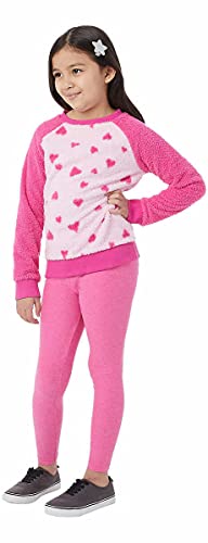 Image of 32 Degrees Heat Girls 2 Piece Sherpa Top & Leggings Set