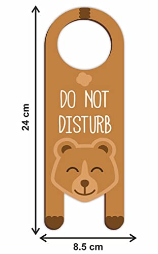 Image of KREEPO Do Not Disturb MDF Door Sign Hanger Size(24cm x 8.5cm) kr59