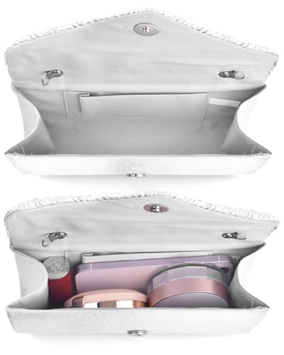 Image of TINDTOP Evening Clutch Purses for Women Handbags for Formal Wedding Party Cocktail Prom Crossbody Shoulder Envelope Bag | for Formal Wedding
