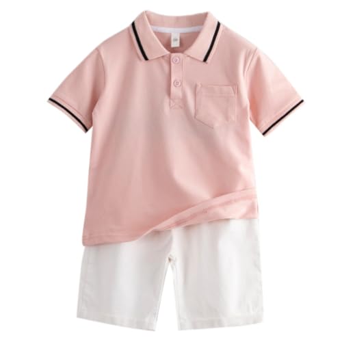 Image of KISBINI Toddler Boys Summer Clothes Set Hawaiian Cotton T-Shirt and Shorts Set Dinosaur Sharks Clothing Set