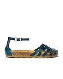Sandalias negras Sandalia Plana Villa 011 Negro