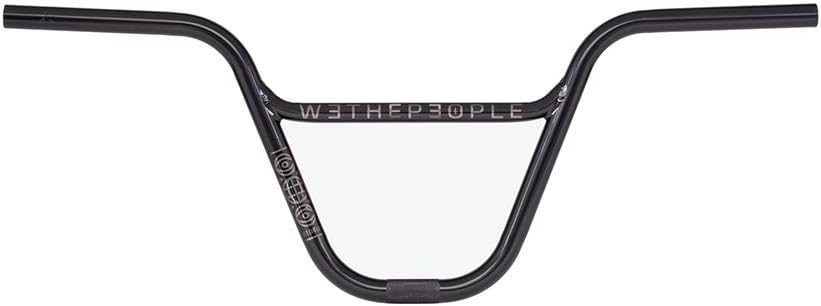 WeThePeople Utopia BMX Handlebar, Diameter: 22.2mm, 29", Rise: 9.75", Black