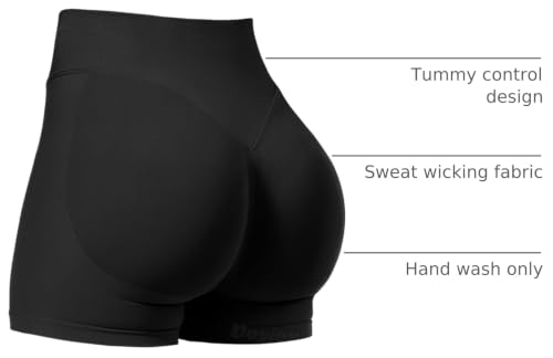Image of VOYJOY Women Workout Impact Shorts 2.5 inch / 3.6 inch / 4.5 inch / 6 inch Scrunch Butt Booty | Tummy Control, High Waisted, Bike Short, Gentle Compression, for Women