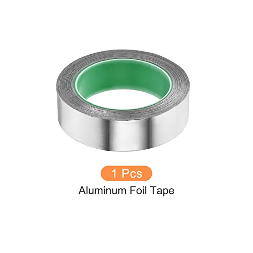 Image of Aluminum Foil Tape Adhesive Metal Tape, [for Sealing Patching Hot Cold HVAC, Duct, Pipe Insulation] - 1.2 inch /66ft /2.4 Mil