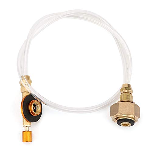 Fogão Externo, Romacci Válvula de recarga de gás propano Conector de recarga de gás Adaptador de tan