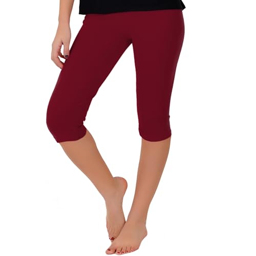 Image of STRETCH IS COMFORT Women's Ultra Buttery Smooth Cotton Leggings, Knee Length Leggings or Shorts | Small to 5X