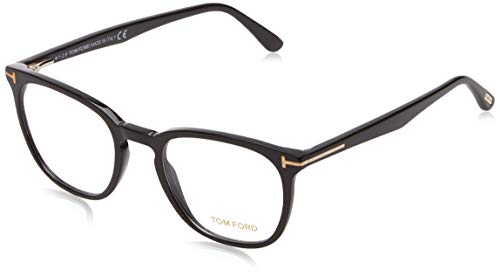 Preisvergleich Produktbild Tom Ford Unisex-Erwachsene Ft5506 Brillengestelle, Schwarz (Nero LUCIDO), 50