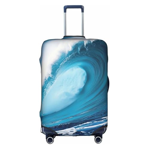 Fbghhty Big Ocean Wave HD�v�����g ���j�o�[�T�� �g���x���X�[�c�P�[�X�J�o�[ �L�k�� �ו��v���e�N�^�[ �h�� �h�o, �z���C�g, S, �o�b�O�I�[�K�i�C�U�[