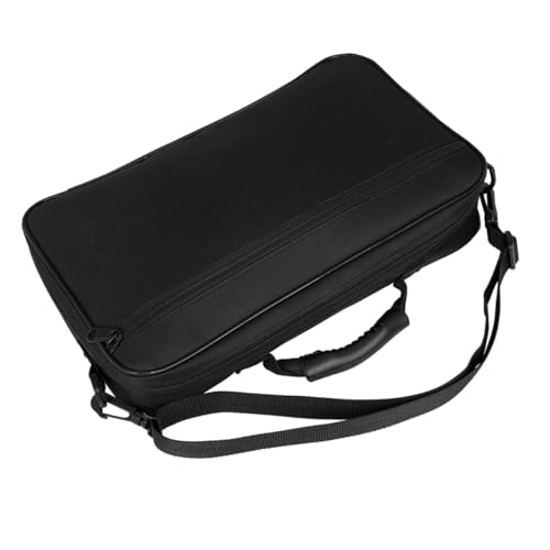 TOPPERFUN Oboen Tragetasche aus Oxford Stoff mit Verstellbarem Schultergurt für Auftrittsreisen und Instrumententransport Schwarz