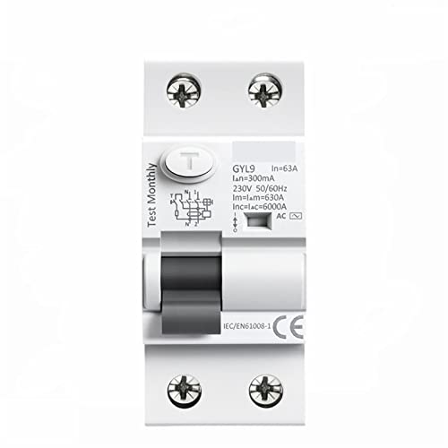 Disjoncteur différentiel 100A 100mA type AC bipolaire GYL9 2 pôles